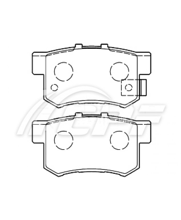 REF: CPF0062RB5 - PLAQUETTE DE FREIN CPF