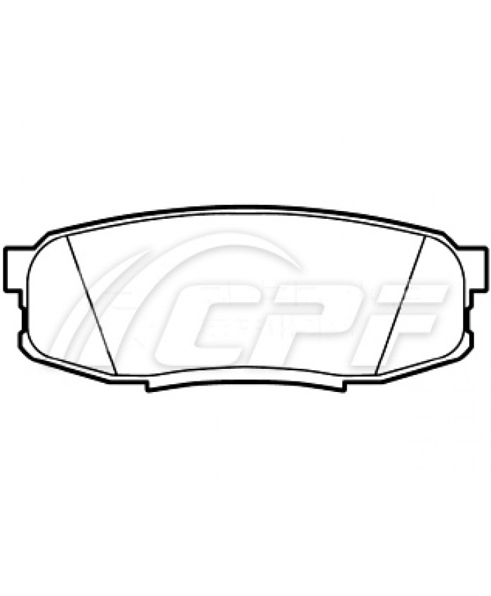 REF: CPF1021RB7 - PLAQUETTE DE FREIN CPF