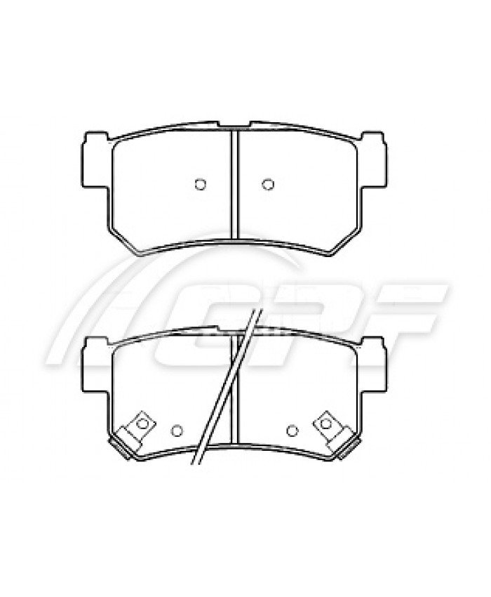 REF: CPF1045RB5 - PLAQUETTE DE FREIN CPF