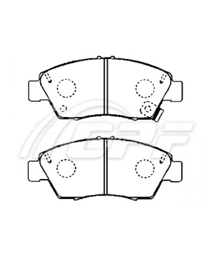 REF: CPF1054RB3 - PLAQUETTE DE FREIN CPF