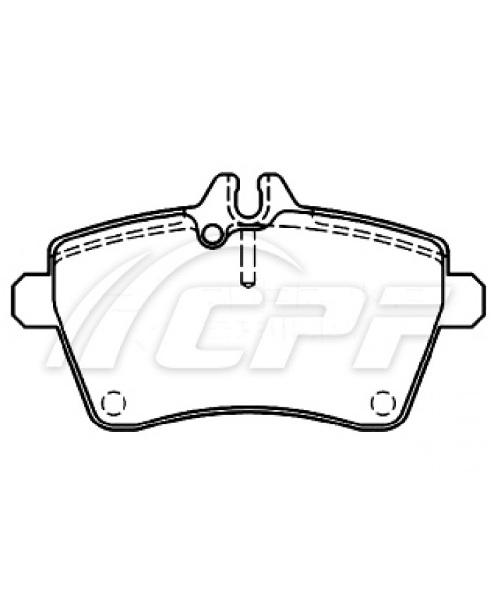 REF: CPF1089RB3 - PLAQUETTE DE FREIN CPF