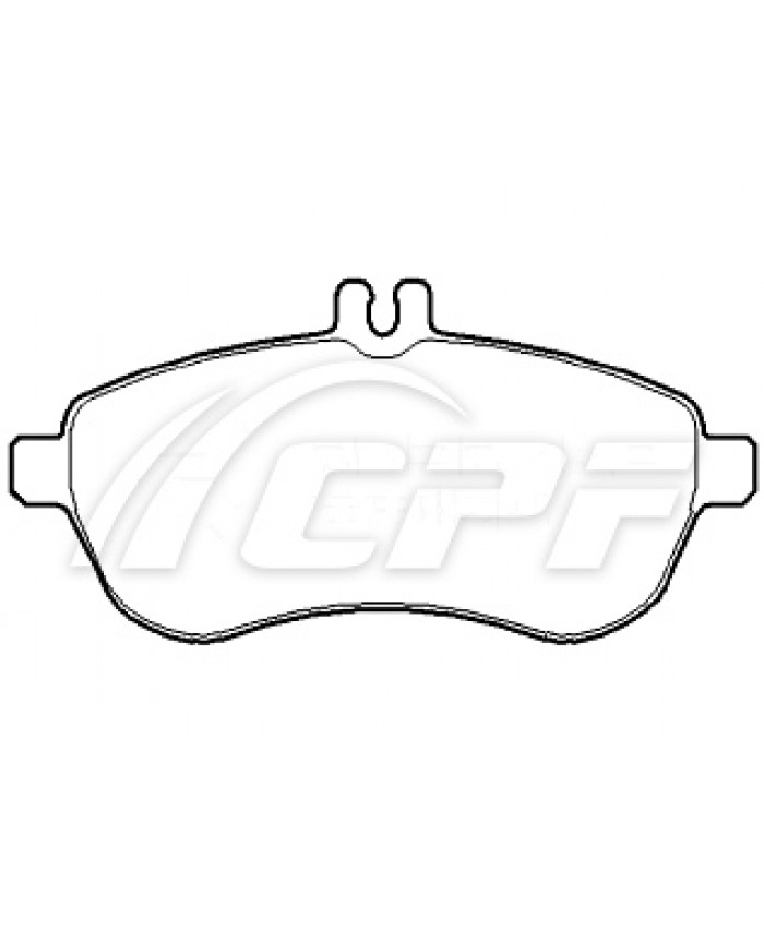 REF: CPF1154RB6 - PLAQUETTE DE FREIN CPF