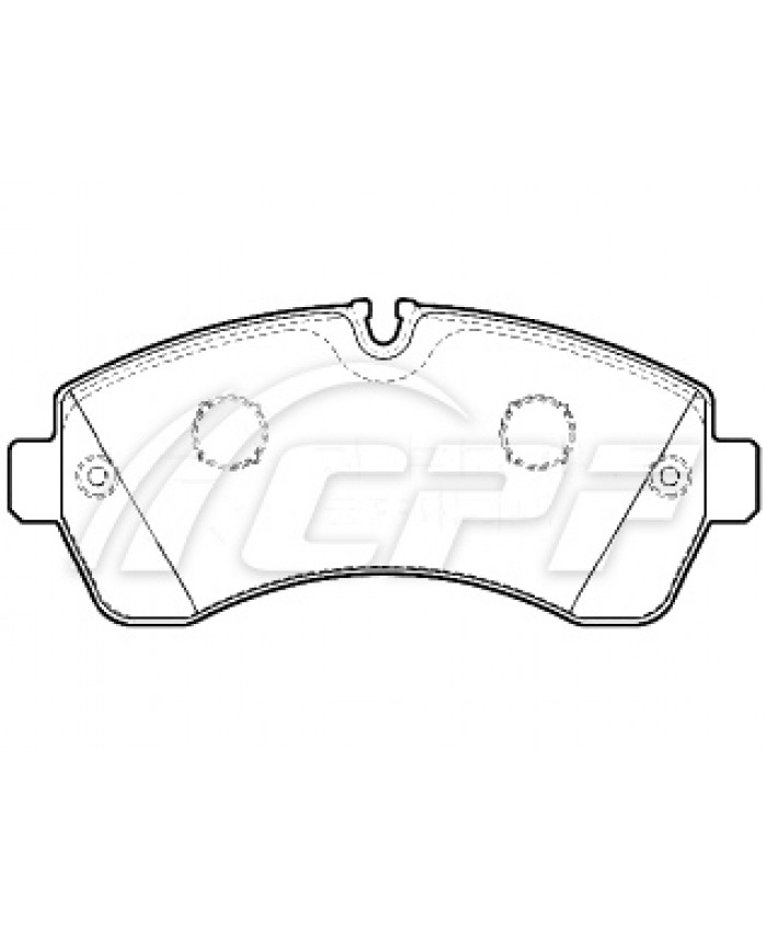 REF: CPF1188RB5 - PLAQUETTE DE FREIN CPF
