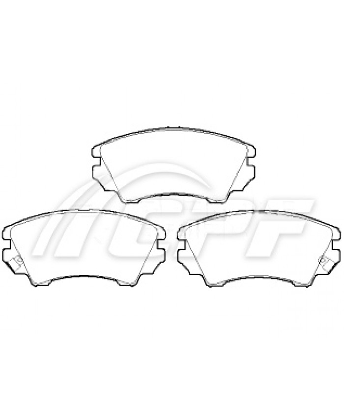 REF: CPF1194RB7 - PLAQUETTE DE FREIN CPF