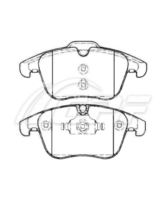 REF: CPF1200RB6 - PLAQUETTE DE FREIN CPF