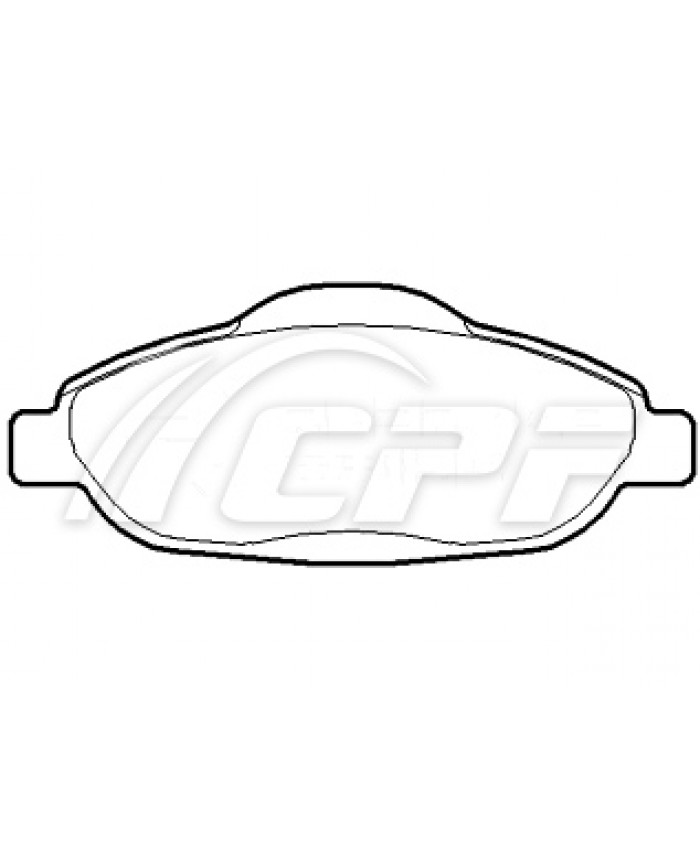 REF: CPF1219RB6 - PLAQUETTE DE FREIN CPF