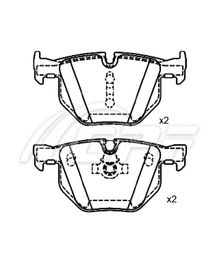 REF: CPF1241RB5 - PLAQUETTE DE FREIN CPF