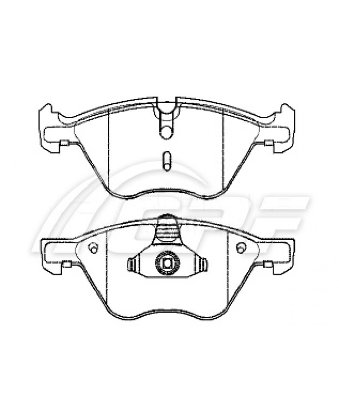 REF: CPF1245RB7 - PLAQUETTE DE FREIN CPF