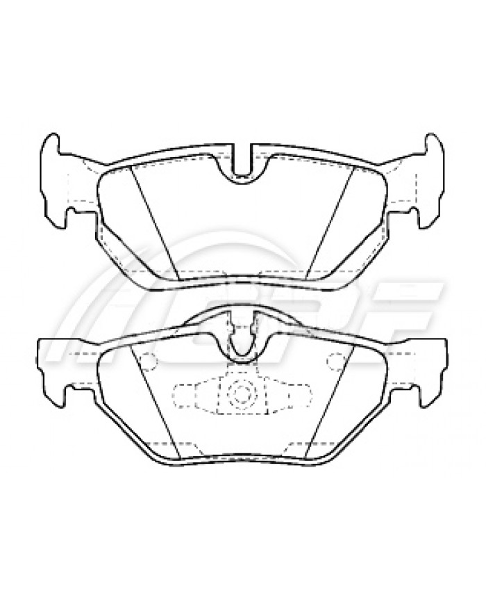 REF: CPF1246RB6 - PLAQUETTE DE FREIN CPF