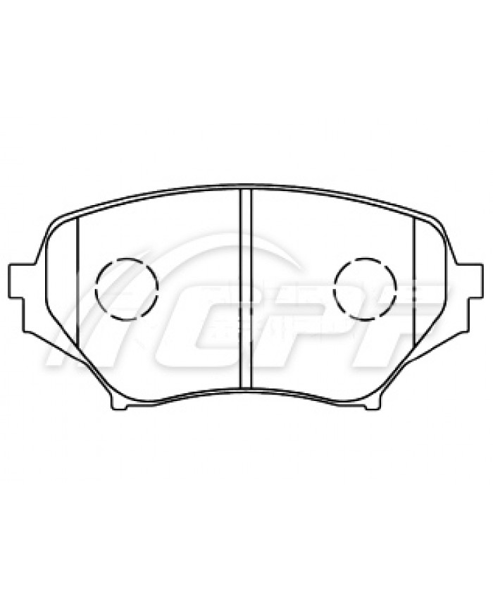 REF: CPF1280RB5 - PLAQUETTE DE FREIN CPF