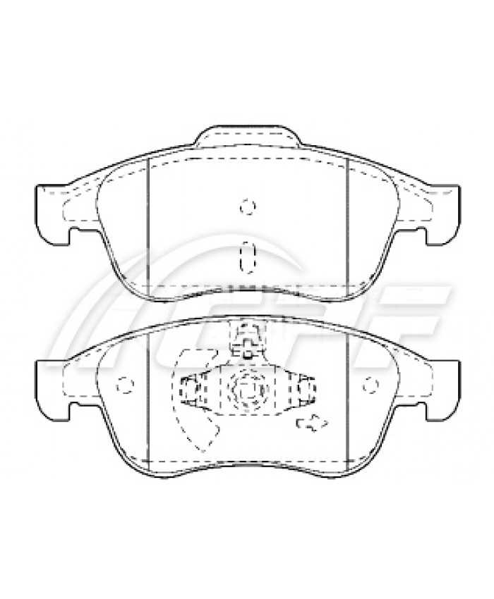 REF: CPF1305RB5 - PLAQUETTE DE FREIN CPF