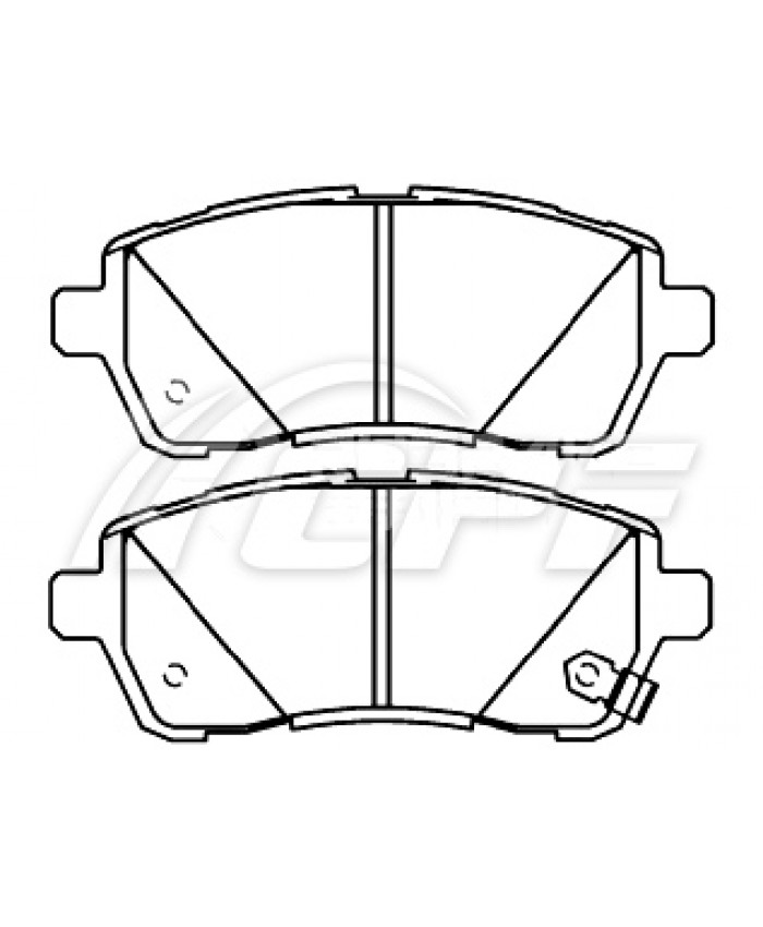 REF: CPF1311RB6 - PLAQUETTE DE FREIN CPF