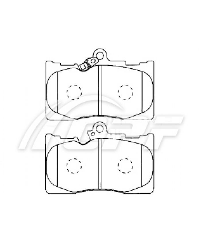 REF: CPF1355RB7 - PLAQUETTE DE FREIN CPF