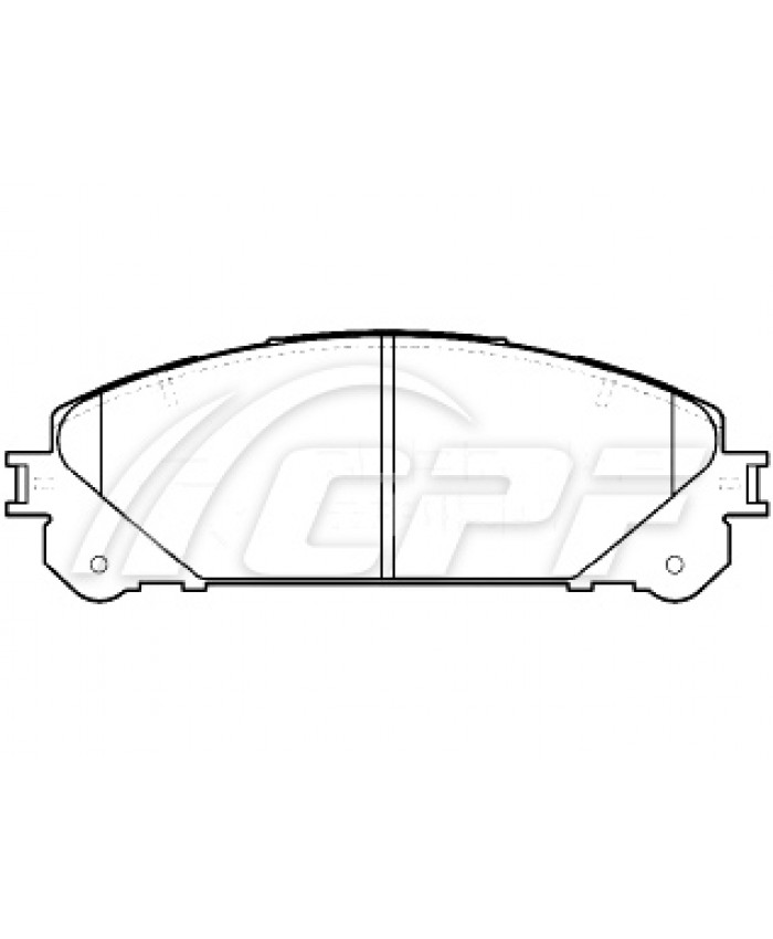 REF: CPF1357RB7 - PLAQUETTE DE FREIN CPF