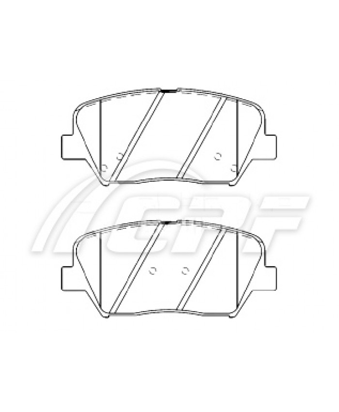 REF: CPF1367RB6 - PLAQUETTE DE FREIN CPF