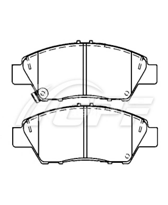 REF: CPF1417RB5 - PLAQUETTE DE FREIN CPF