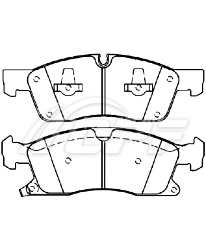 REF: CPF1432RB7 - PLAQUETTE DE FREIN CPF