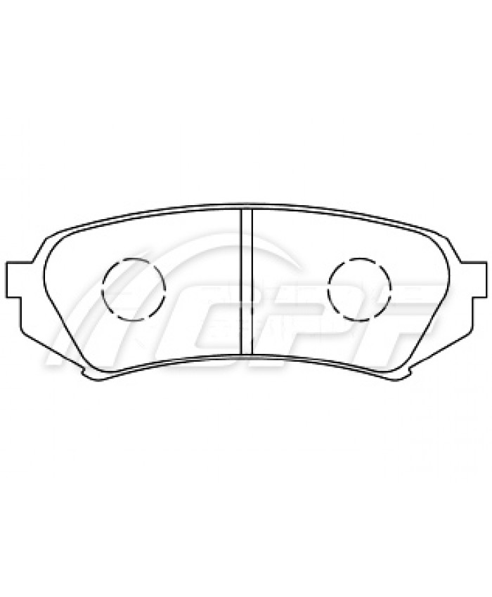 REF: CPF0149RB4 - PLAQUETTE DE FREIN CPF