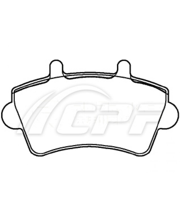 REF: CPF0181RB3 - PLAQUETTE DE FREIN CPF