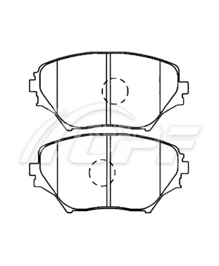 REF: CPF0241RB3 - PLAQUETTE DE FREIN CPF