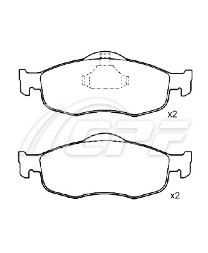 REF: CPF0325RB4 - PLAQUETTE DE FREIN CPF