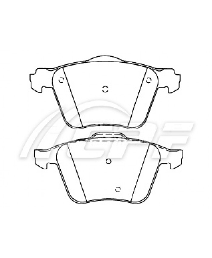 REF: CPF0397RB6 - PLAQUETTE DE FREIN CPF