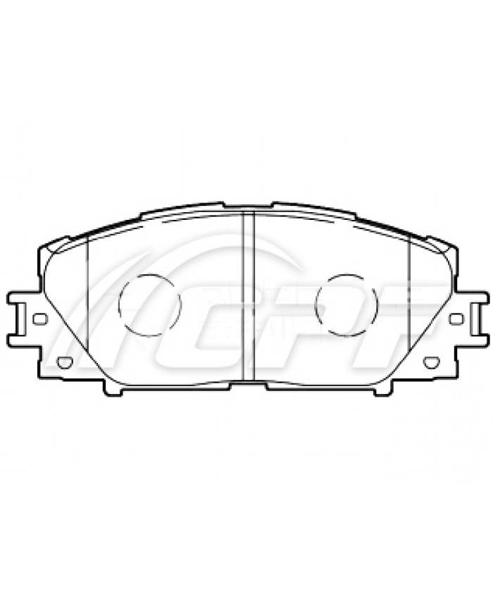 REF: CPF0454RB4 - PLAQUETTE DE FREIN CPF