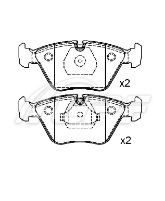 REF: CPF0475RB5 - PLAQUETTE DE FREIN CPF