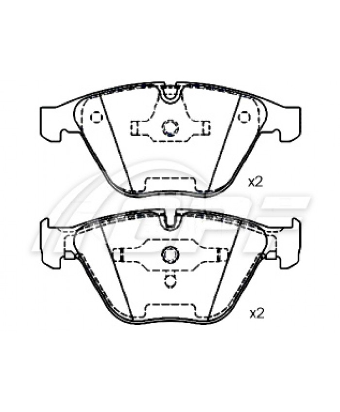 REF: CPF0476RB6 - PLAQUETTE DE FREIN CPF