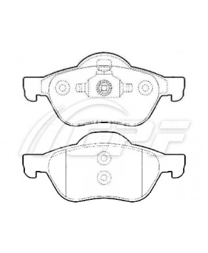 REF: CPF0527RB5 - PLAQUETTE DE FREIN CPF