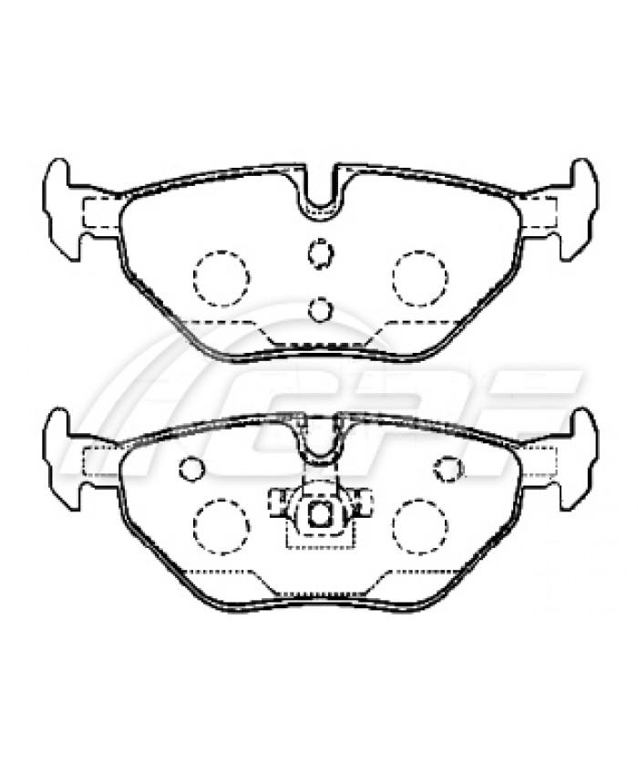 REF: CPF0549RB5 - PLAQUETTE DE FREIN CPF