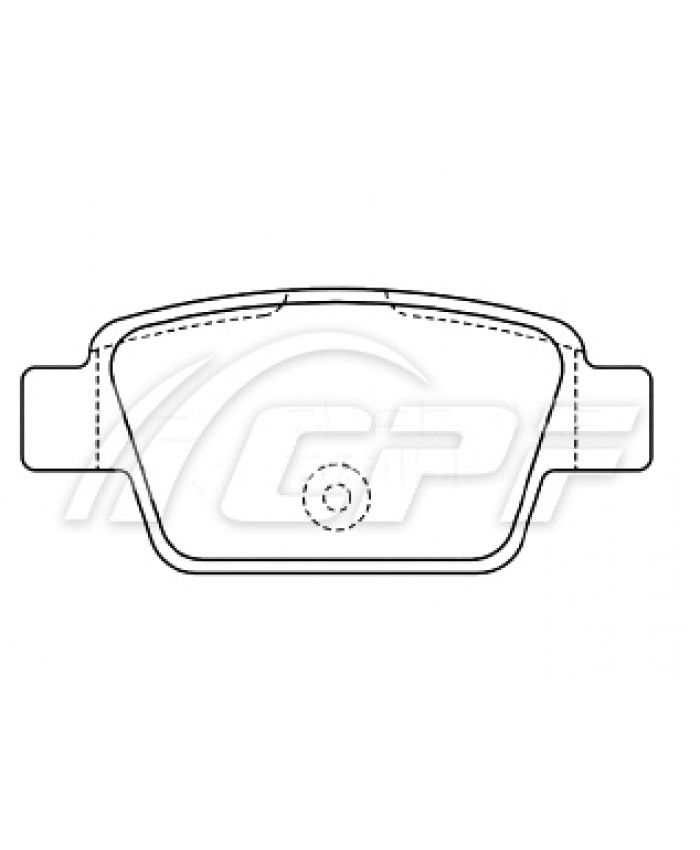 REF: CPF0567RB4 - PLAQUETTE DE FREIN CPF