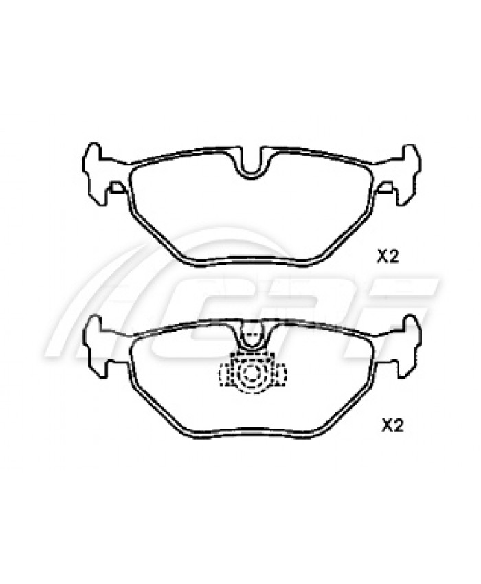 REF: CPF0604RB5 - PLAQUETTE DE FREIN CPF