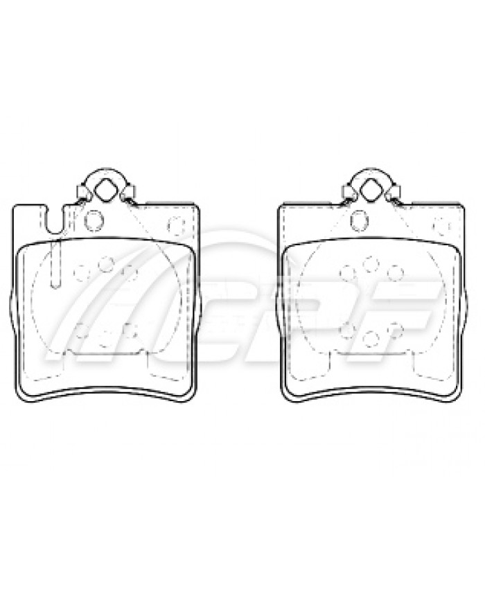 REF: CPF0652RB4 - PLAQUETTE DE FREIN CPF