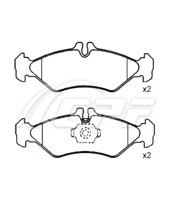 REF: CPF0734RB3 - PLAQUETTE DE FREIN CPF