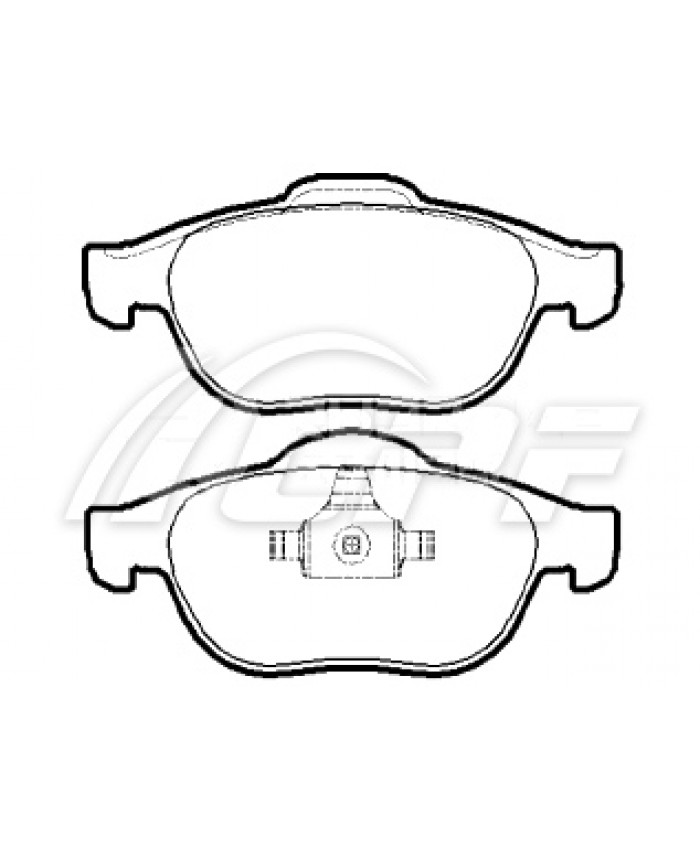 REF: CPF0774RB4 - PLAQUETTE DE FREIN CPF