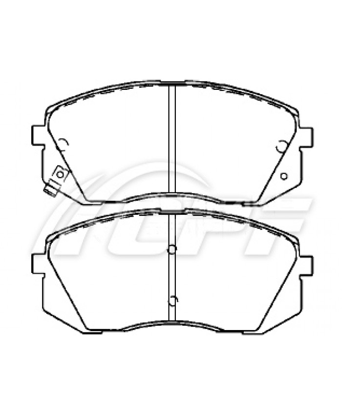 REF: CPF0852RB5 - PLAQUETTE DE FREIN CPF