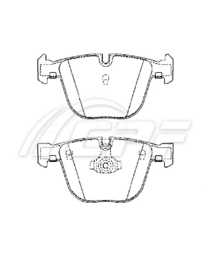 REF: CPF0867RB7 - PLAQUETTE DE FREIN CPF