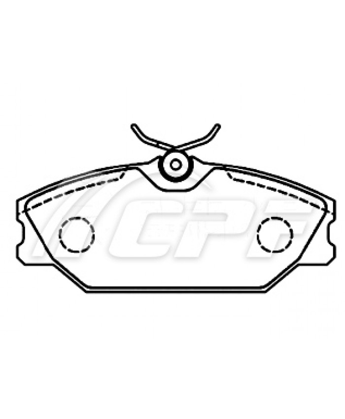 REF: CPF0931RB5 - PLAQUETTE DE FREIN CPF