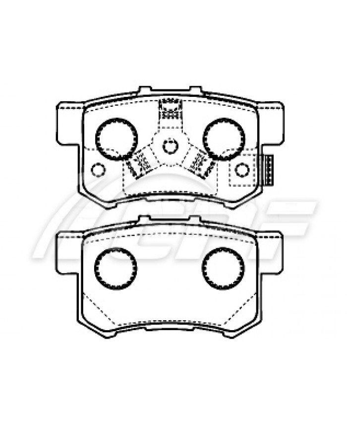 REF: CPF0937RB5 - PLAQUETTE DE FREIN CPF