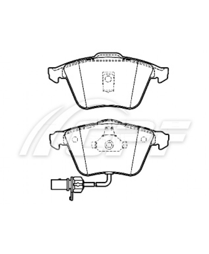 REF: CPF0970RB7 - PLAQUETTE DE FREIN CPF