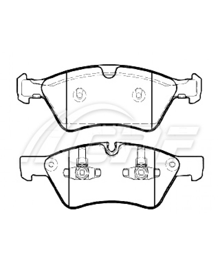 REF: CPF0987RB7 - PLAQUETTE DE FREIN CPF