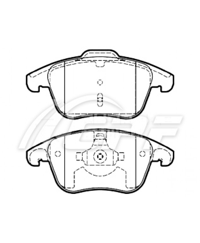 REF: CPF0996RB6 - PLAQUETTE DE FREIN CPF